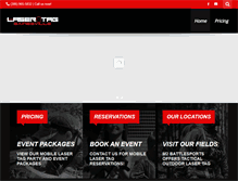 Tablet Screenshot of lasertaggainesville.com